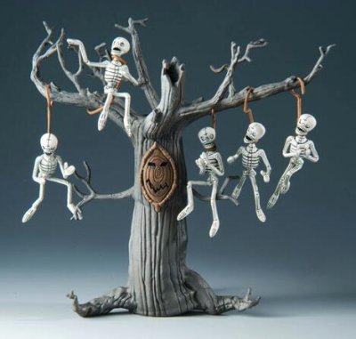 Skeleton tree 'The Cut' series 1 figure (2010) from our Nightmare