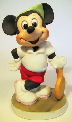 Mickey Mouse with tennis racquet figure from our Other collection