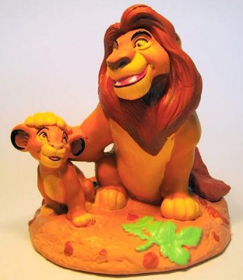 lion king simba and mufasa. Mufasa amp; Simba PVC figure