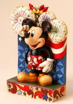 'We salute you' - Patriotic Mickey Mouse figurine (Jim Shore Disney Traditions)