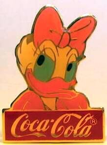 Daisy Duck Coca-Cola Disney pin