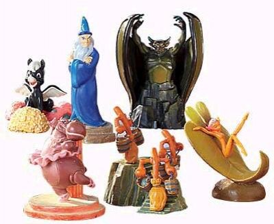 Fantasia set of 6 miniature pewter figures (Set #1) from 