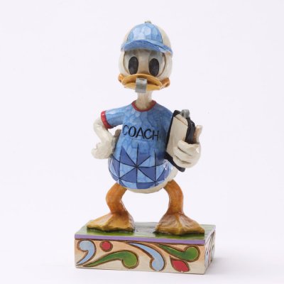 'Best Coach' - Donald Duck baseball coach Personality Pose Jim Shore