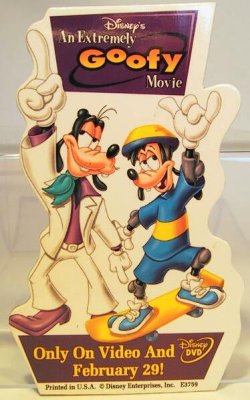 An Extremely Goofy Movie video & DVD release button