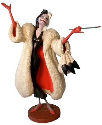 'Anita Daahling!' - Cruella de Vil figurine (Walt Disney Classics Collection)