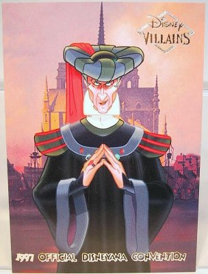 Frollo Disney Villains 2-sided card