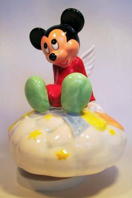 Mickey Mouse as angel music box