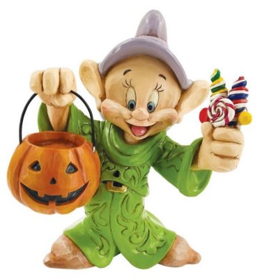 'Cheerful Candy Collector' - Dopey Halloween figurine (Jim Shore Disney Traditions)