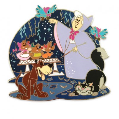 Cinderella family Disney pin