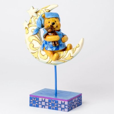 'Bedtime Bear' - Winnie the Pooh on moon figure (Jim Shore Disney Traditions)