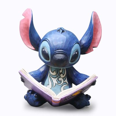 'Finding a Family' - Stitch with 'The Ugly Duckling' storybook figurine (Jim Shore)