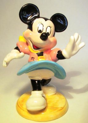 Minnie Mouse in poodle skirt figure