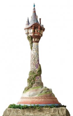 'Dreaming of Lights' - Rapunzel's tower figurine (Jim Shore Disney Traditions)