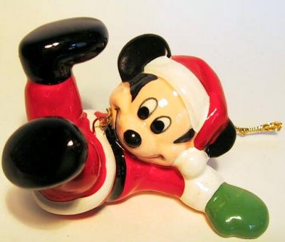 Mickey Mouse tumbling Disney ornament