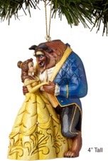 Belle and Beast ornament (2017) (Jim Shore Disney Traditions)