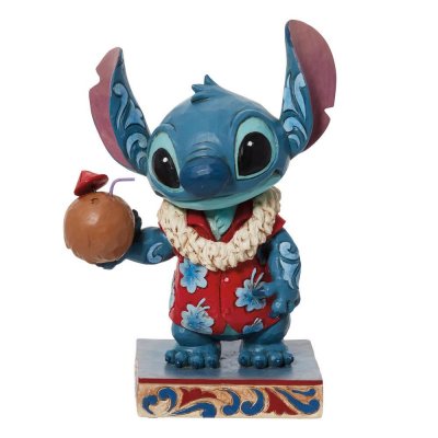 PRE-ORDER: 'Tropical Delight' - Stitch with coconut figurine (Jim Shore Disney Traditions)