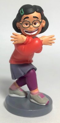 Mei Lee with brown hair PVC figurine (from Disney Pixar 'Turning Red')