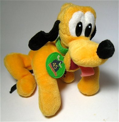 Pluto plush stuffed doll (Disneyland 45th anniversary)