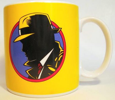 Dick Tracy logo coffee mug (Disney)
