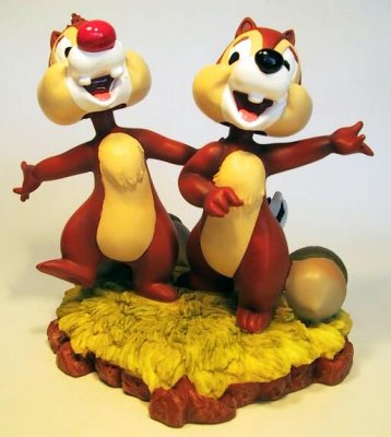 Chip 'N Dale mini bobblehead