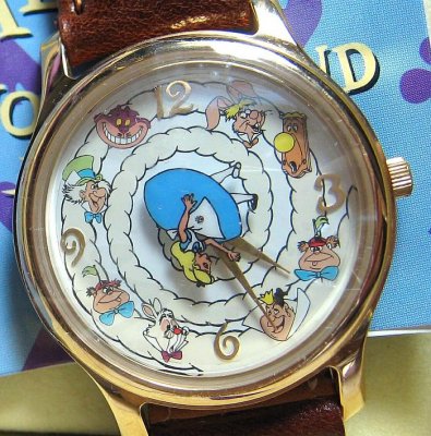 Alice in Wonderland 45th anniversary watch from our Clocks and Watches  collection, Disney collectibles and memorabilia