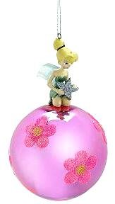 Tinker Bell with star ball sketchbook Disney ornament