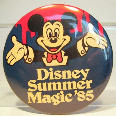 Disney Summer Magic '85 button