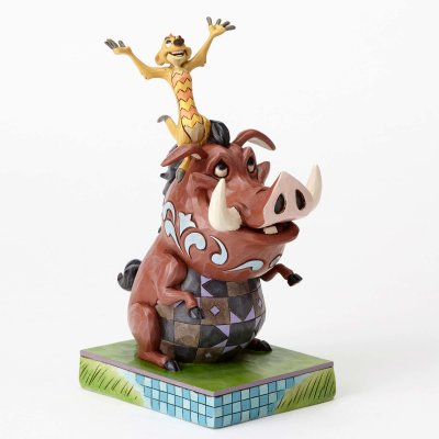 'Carefree Cohorts' - Pumbaa and Timon figurine (Jim Shore Disney Traditions)