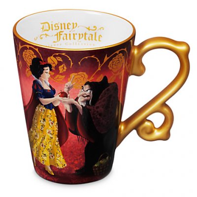 Snow White and Hag fairytale Disney coffee mug