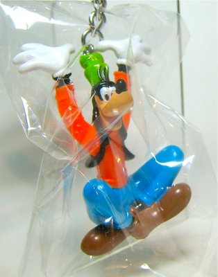 Goofy figural Disney PVC keychain
