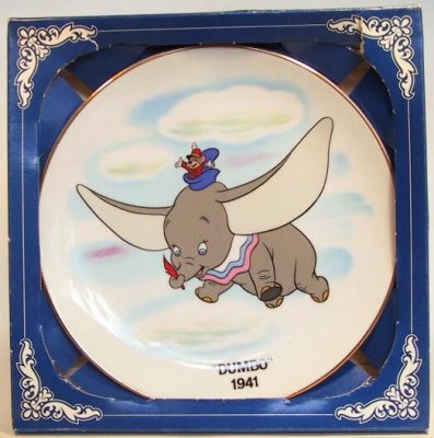 Dumbo & Timothy Mouse decorative plate