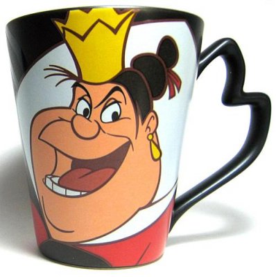 Queen of Hearts Disney Villains coffee mug