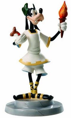 'Torchbearer' - Goofy carrying Olympic torch figurine (Walt Disney Classics Collection - WDCC)