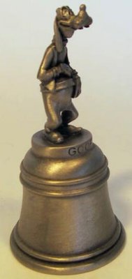 Goofy pewter bell