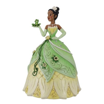 PRE-ORDER: 'Just One Kiss' - Tiana large figurine (Jim Shore Disney Traditions)