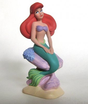 Ariel on rock Disney PVC figure (2013)