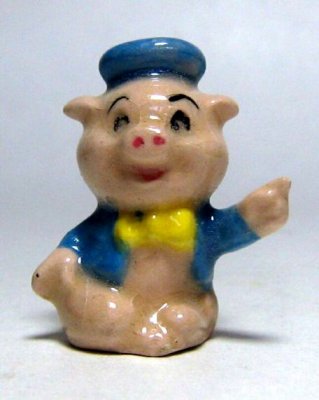 Fiddler Pig miniature figure (Shaw)