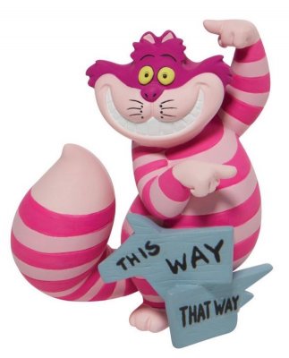 Cheshire Cat 'This Way That Way' miniature Disney figurine
