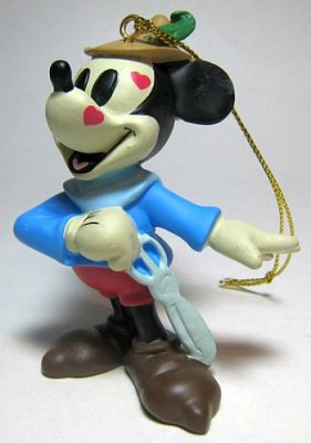 Mickey Mouse in 'Brave Little Tailor' storybook ornament