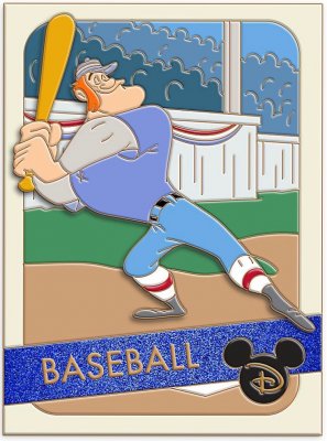 'Casey at the Bat' limited edition Disney baseball pin