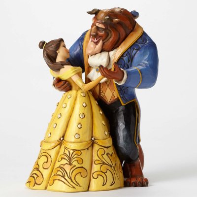 'Moonlight Waltz' - Belle and Beast dancing figurine (Jim Shore Disney Traditions)