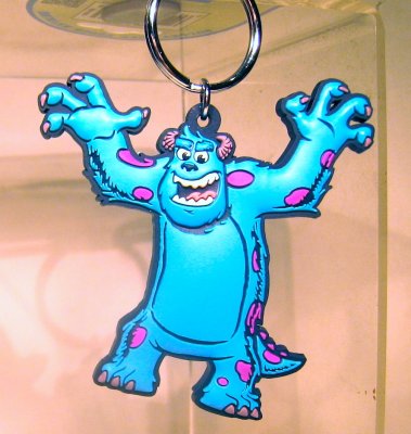 Sulley soft touch keychain (Monogram)