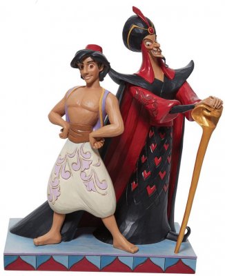 PRE-ORDER: Aladdin and Jafar 'Good versus Evil' figurine (Jim Shore Disney Traditions)