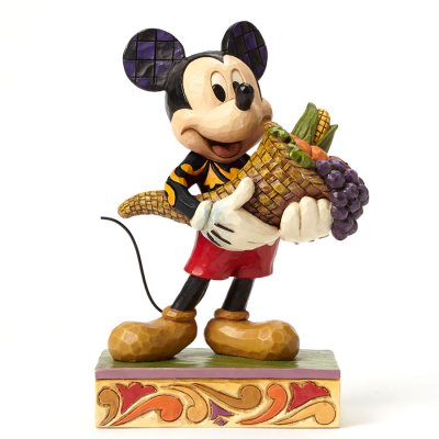 'Bountiful Blessings' - autumn Mickey Mouse figurine (Jim Shore Disney Traditions)