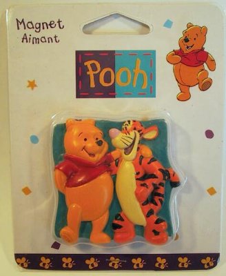 Pooh & Tigger resin magnet