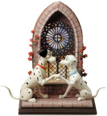 'Going to the Chapel' - Pongo and Perdita figurine (Walt Disney Classics Collection - WDCC)