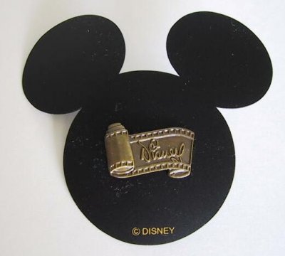 Disney logo on film strip pin (WDCC)