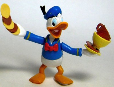 Donald Duck juggling act Disney PVC figure