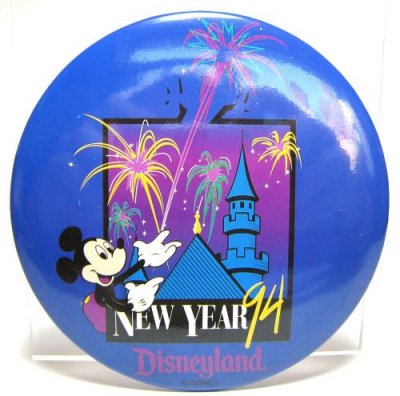 New Year '94 Disneyland button