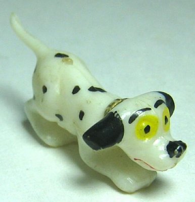Dalmatian puppy crouching Disneykins miniature figure